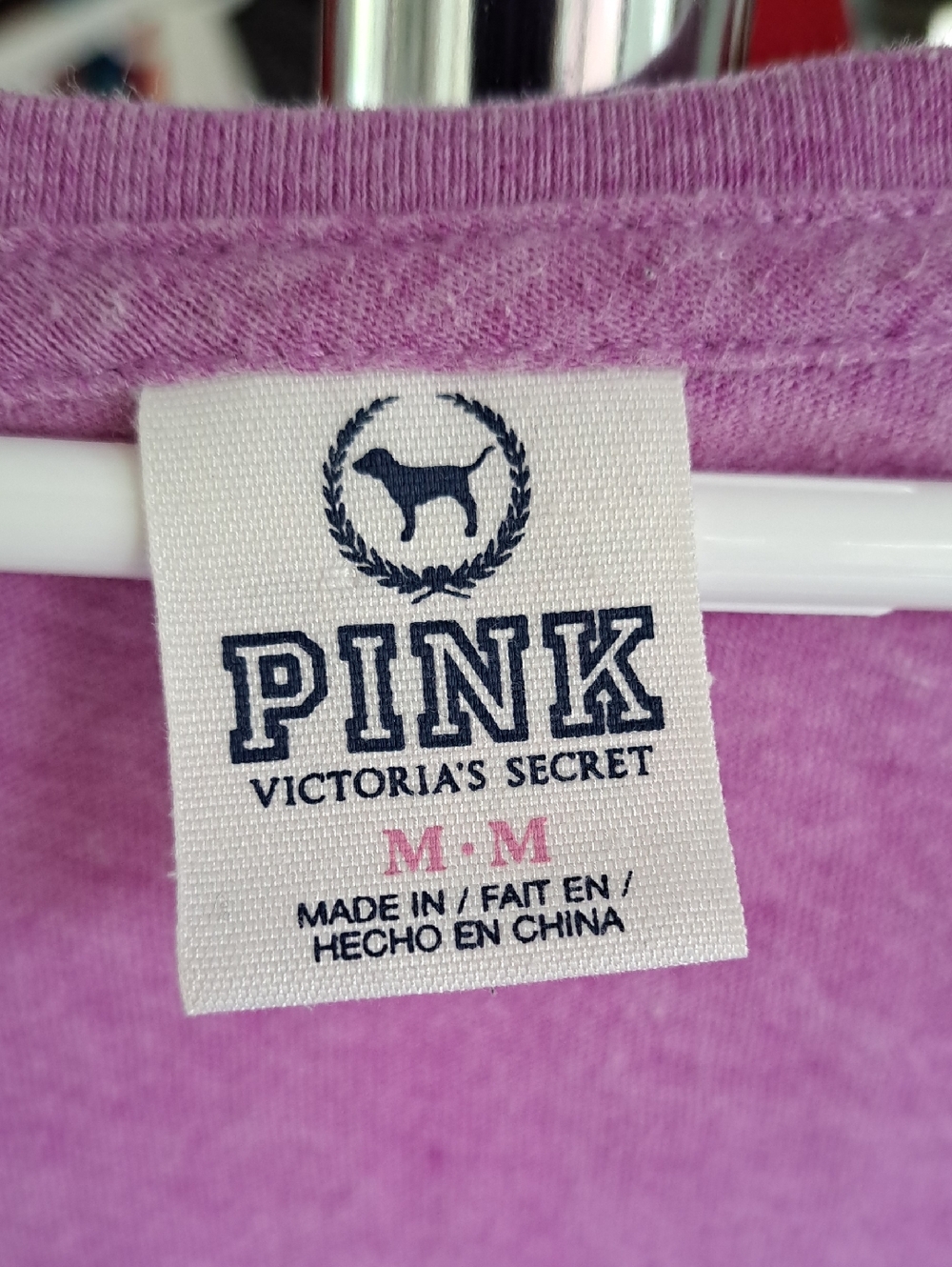 LOVE PINK Sequin Graphic Tee - Lavender Pink - Picture 2 of 4